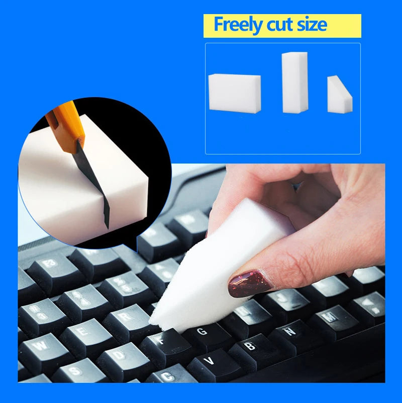 1-100pcs Magic Melamine Sponge Kitchen Sponge Eraser Magic Sponge Cleaner Dishwasing Sponge for Home Bathroom Cleaning Tools