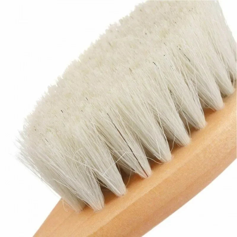 Newborn Baby Wool Baby Wooden Brush Comb Newborn Hair Brush Infant Head Massager Portable Baby Comb Hair Bath Brush Comb New