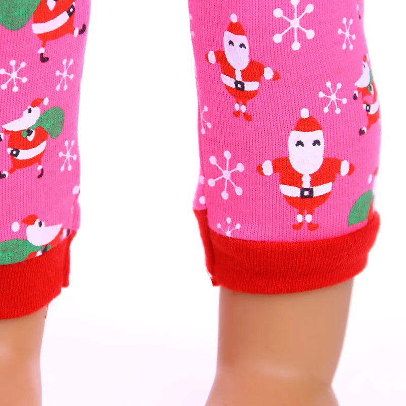 2 Pcs/Set Animal Pajamas Suit For 43 Cm Born Baby Reborn Doll Clothes Accessories 18 Inch Doll Girls Toys Our Generation Nenuco