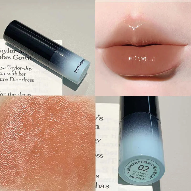 Mirror Lips Plumping Moisturizing Lipstick Natural Lasting Nourish Water Gloss Lip Gloss Lipstick Stick Korean Make Up Cosmetics