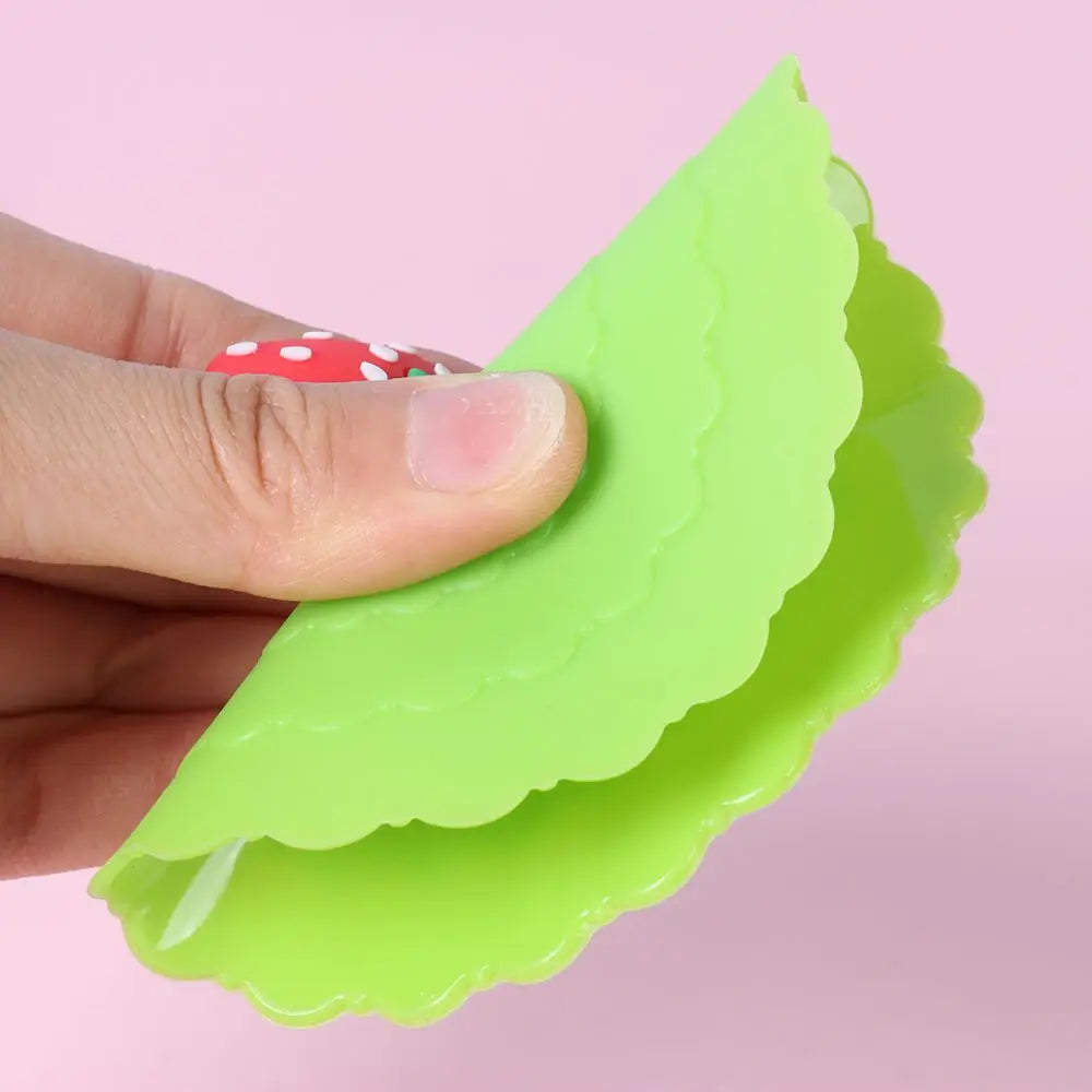 Cartoon 10cm Cute Silicone Cup Cover Heat-resistant Leak Proof Sealed Lids Cap Dustproof Cup Cover Suction Cup Cover Tea Lids