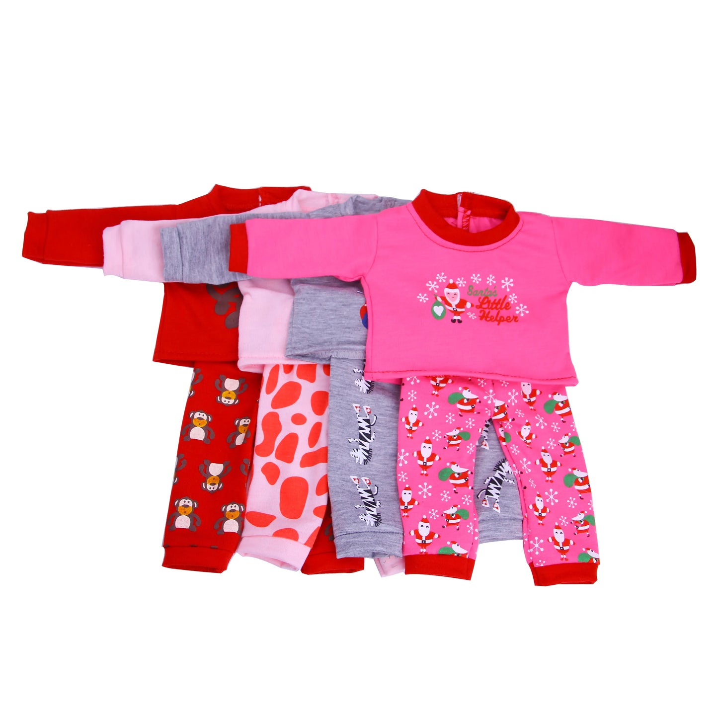 2 Pcs/Set Animal Pajamas Suit For 43 Cm Born Baby Reborn Doll Clothes Accessories 18 Inch Doll Girls Toys Our Generation Nenuco