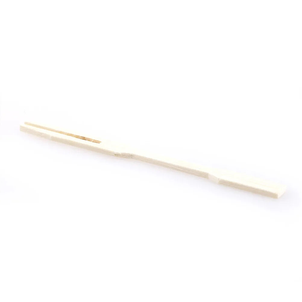 100PCS Pure Bamboo Disposable Wooden Fruit Fork Dessert Cocktail Fork Set Party Home Household Decor Tableware Supplies