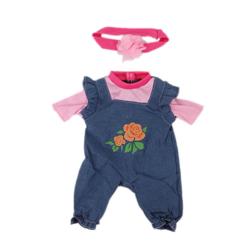 2 Pcs/Set Animal Pajamas Suit For 43 Cm Born Baby Reborn Doll Clothes Accessories 18 Inch Doll Girls Toys Our Generation Nenuco