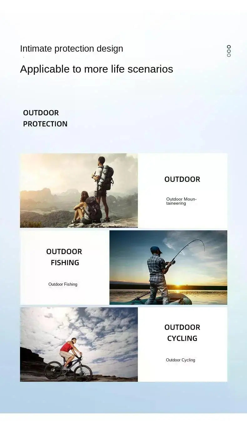 Summer Bucket Hat for Men Fisherman Cap Fishing Outdoor Sunshade Big Brim Sunscreen Riding Hiking Suncreen Sunhat