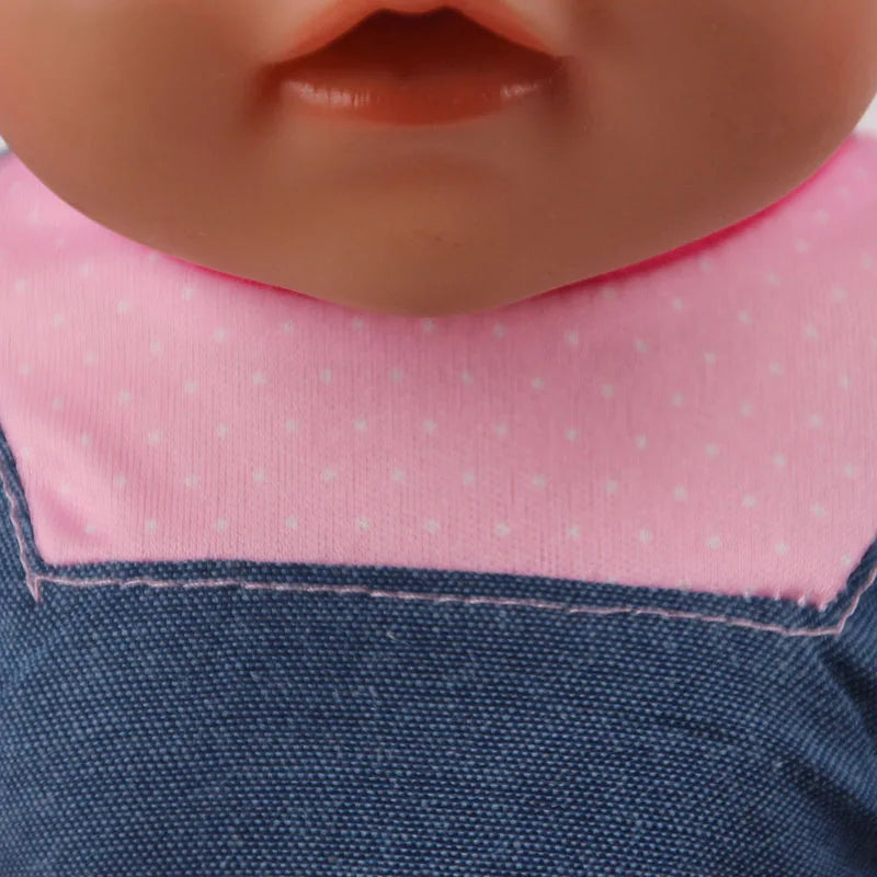 2 Pcs/Set Animal Pajamas Suit For 43 Cm Born Baby Reborn Doll Clothes Accessories 18 Inch Doll Girls Toys Our Generation Nenuco