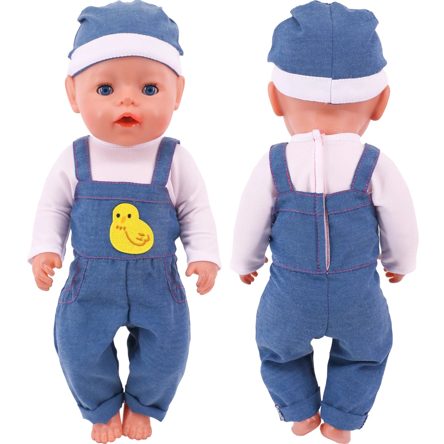 2 Pcs/Set Animal Pajamas Suit For 43 Cm Born Baby Reborn Doll Clothes Accessories 18 Inch Doll Girls Toys Our Generation Nenuco