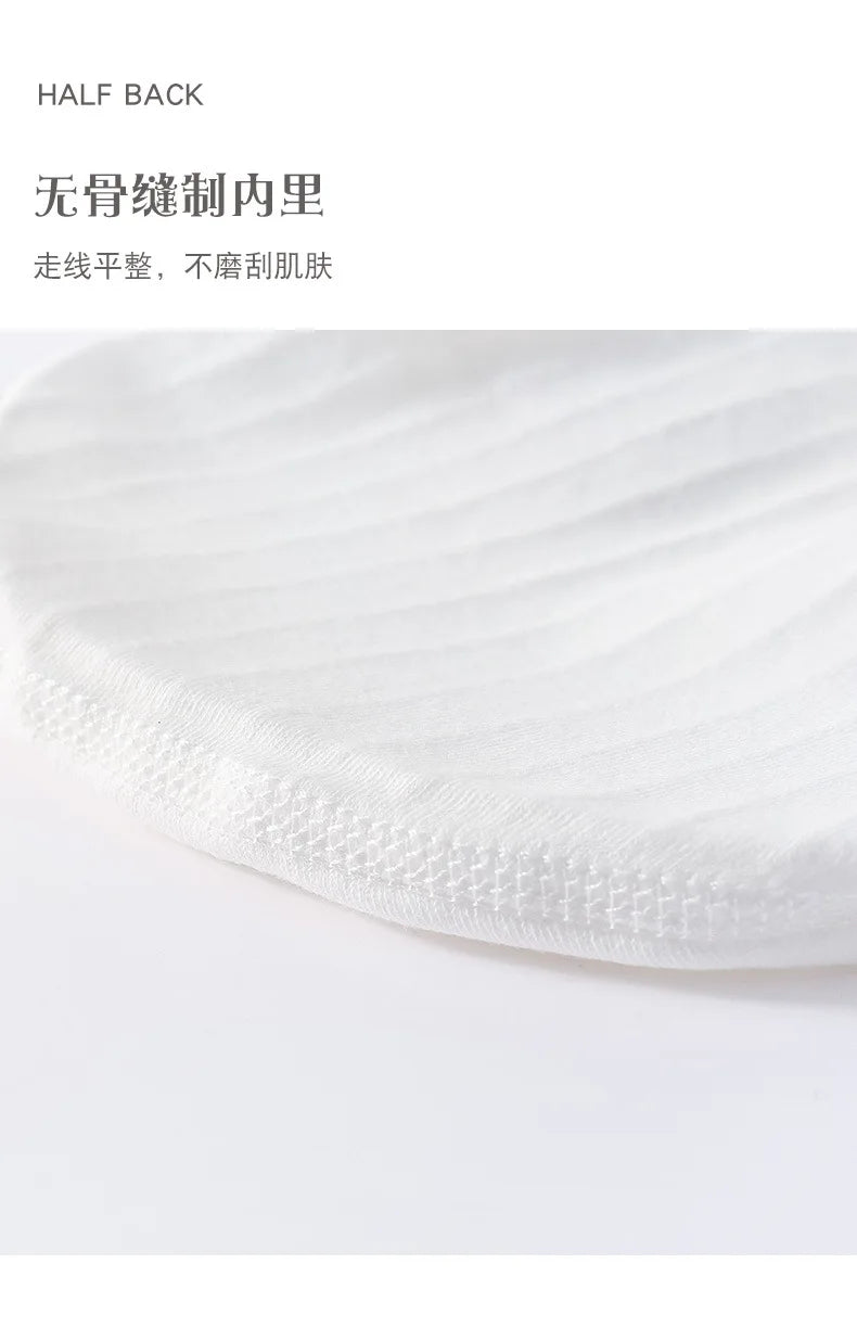 Soft Infant Beanies Caps Baby Hat Cartoon Bear Boneless Muslin Hat Newborn Headwear Windproof Spring Hat 0-3M Baby Hats