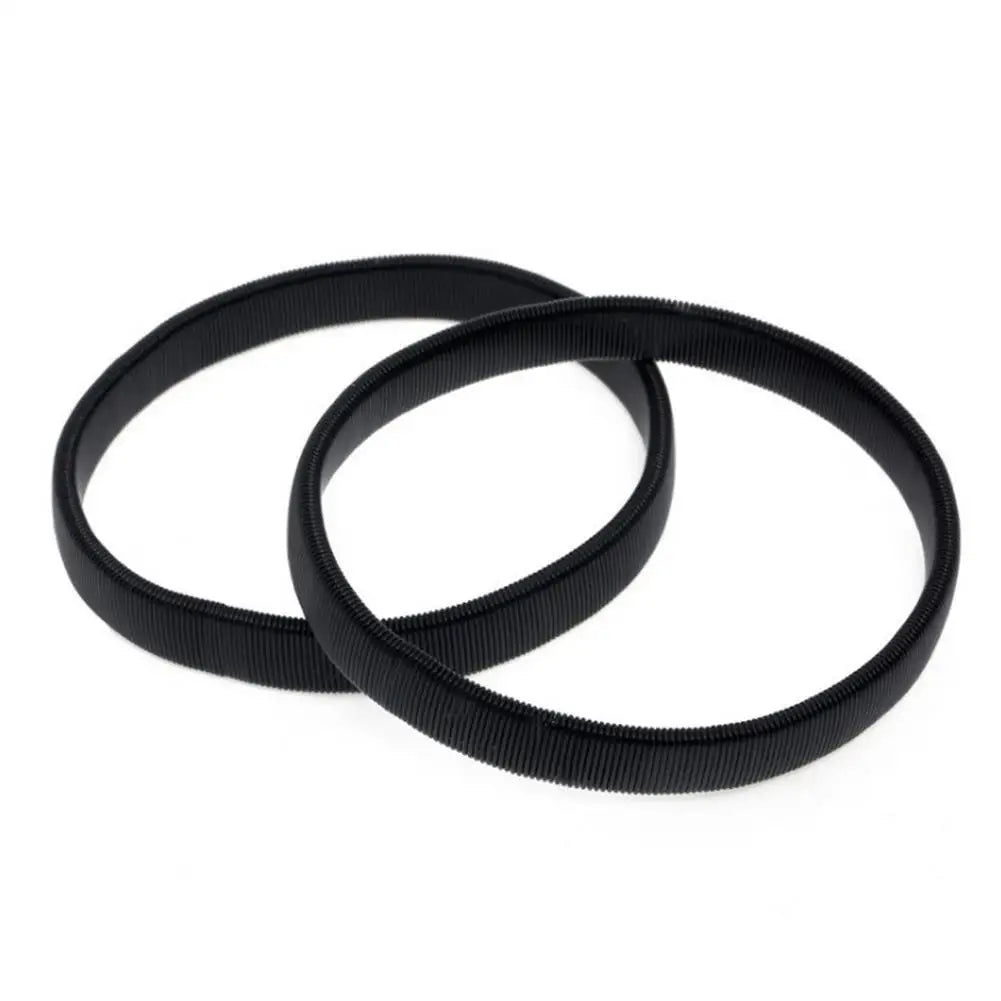 2pc Unisex Elasticated Shirt Sleeve Holder Adjustable Arm Cuffs Bands Stretchy Elastic Metal Sleeve Garters Clothing Accessories
