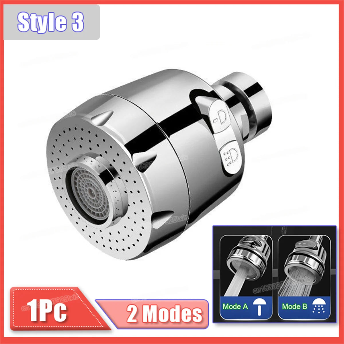 2/3Mode Faucet Extender 360Degree Rotatable Faucet Nozzle Adapter Home Water Saving Bubbler Kitchen Bathroom Faucet Accessories