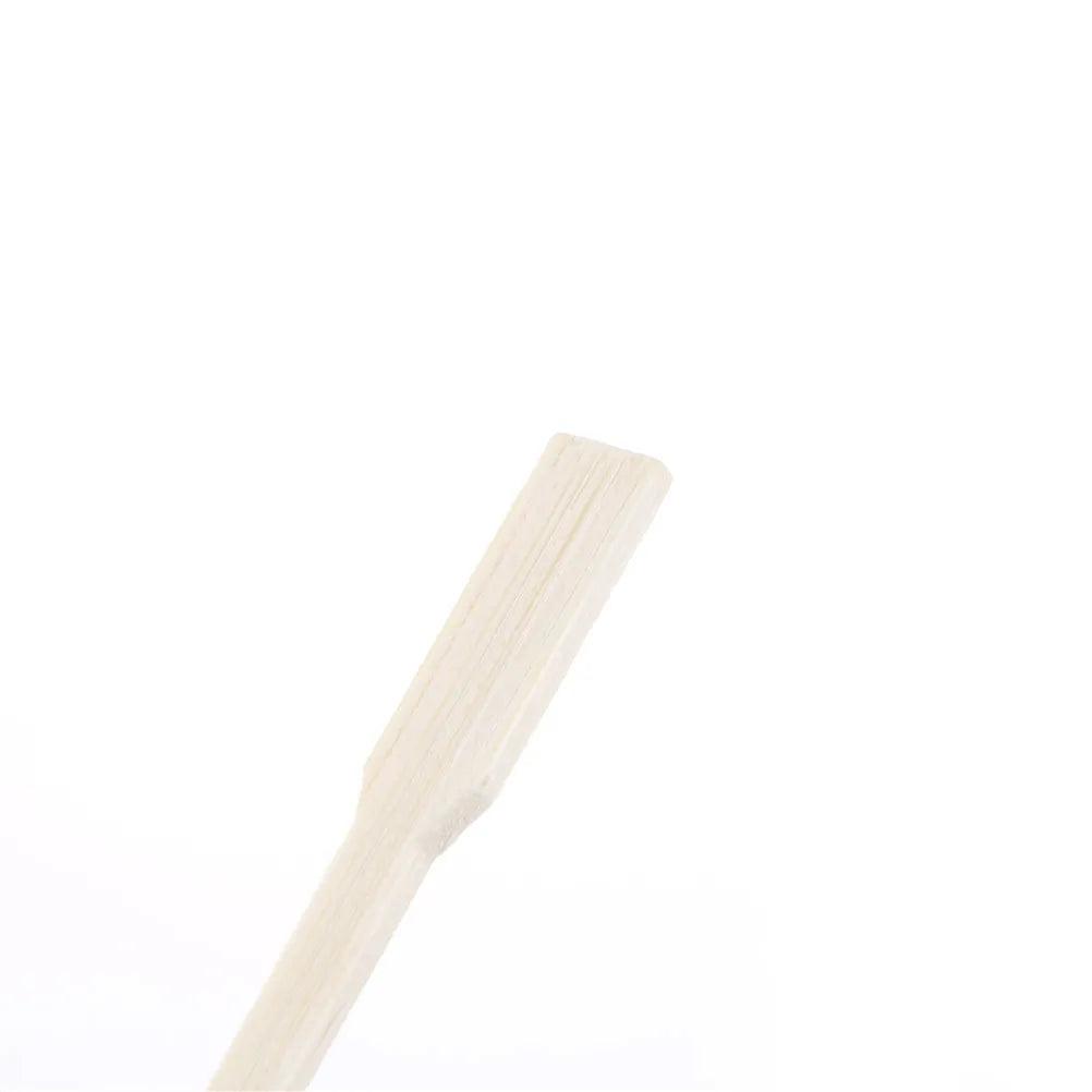 100PCS Pure Bamboo Disposable Wooden Fruit Fork Dessert Cocktail Fork Set Party Home Household Decor Tableware Supplies