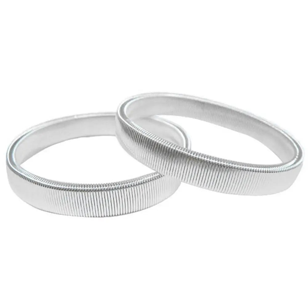 2pc Unisex Elasticated Shirt Sleeve Holder Adjustable Arm Cuffs Bands Stretchy Elastic Metal Sleeve Garters Clothing Accessories