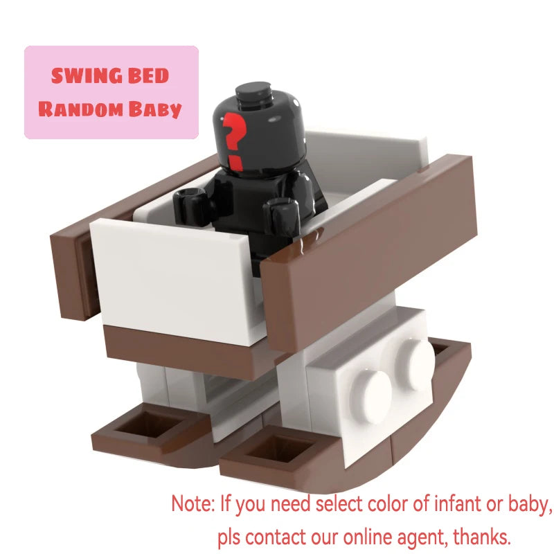 Infant Baby MOC Building Blocks Toys Kids Collection Souvenir Gift Pretend Play Decoration Boy Girl City 25128 24581