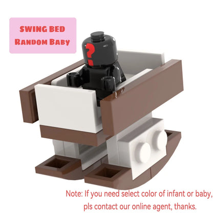 Infant Baby MOC Building Blocks Toys Kids Collection Souvenir Gift Pretend Play Decoration Boy Girl City 25128 24581