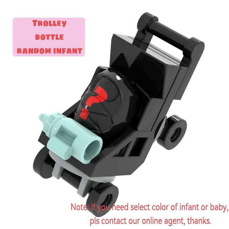 Infant Baby MOC Building Blocks Toys Kids Collection Souvenir Gift Pretend Play Decoration Boy Girl City 25128 24581