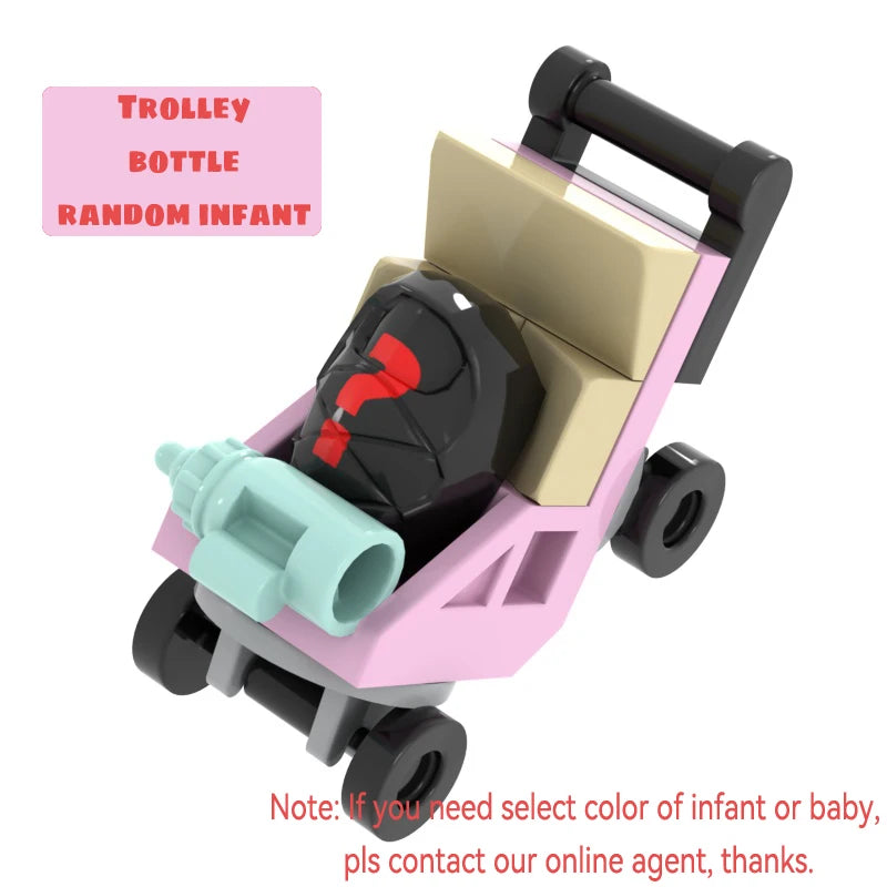 Infant Baby MOC Building Blocks Toys Kids Collection Souvenir Gift Pretend Play Decoration Boy Girl City 25128 24581