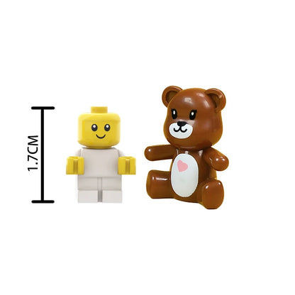 Infant Baby MOC Building Blocks Toys Kids Collection Souvenir Gift Pretend Play Decoration Boy Girl City 25128 24581