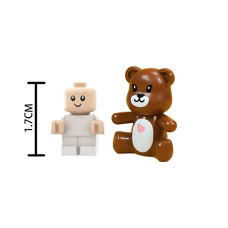 Infant Baby MOC Building Blocks Toys Kids Collection Souvenir Gift Pretend Play Decoration Boy Girl City 25128 24581