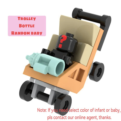 Infant Baby MOC Building Blocks Toys Kids Collection Souvenir Gift Pretend Play Decoration Boy Girl City 25128 24581