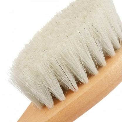 Newborn Baby Wool Baby Wooden Brush Comb Newborn Hair Brush Infant Head Massager Portable Baby Comb Hair Bath Brush Comb New