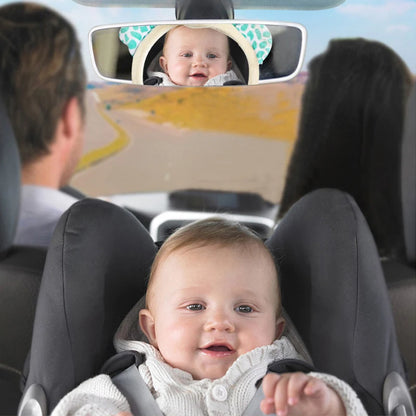 Black White View Back Seat Mirror Baby Car Mirror Safety Seat Headrest Rearview Mirror Baby Facing Rear Ward Car Kids Monitor