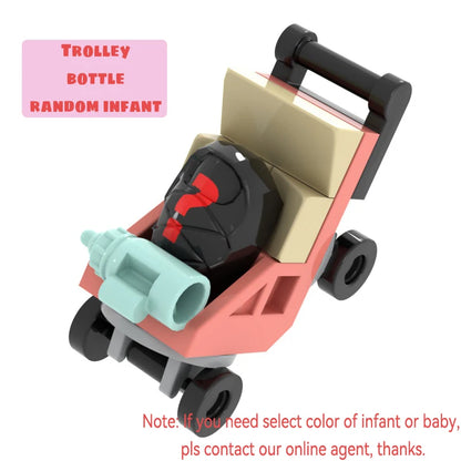 Infant Baby MOC Building Blocks Toys Kids Collection Souvenir Gift Pretend Play Decoration Boy Girl City 25128 24581