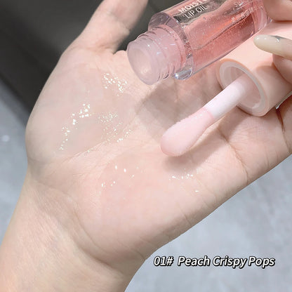 Water Light Lip Gloss Moisturizer Transparent Jelly Mirror Fruit Crystal Lip Oil Clear Hydrating Plumping Korean Lip Care Makeup