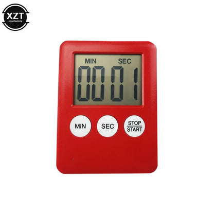 Magnetic Kitchen Timer Digital Cooking Baking LCD Count Down Up Loud Alarm Countdown Alarm Magnet Clock Sleep Clock Kitchen Sup