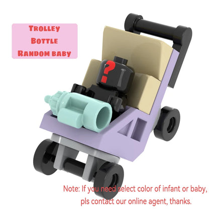 Infant Baby MOC Building Blocks Toys Kids Collection Souvenir Gift Pretend Play Decoration Boy Girl City 25128 24581