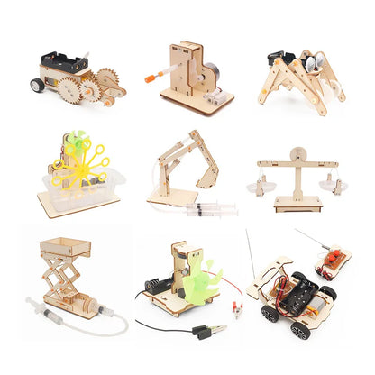 DIY Physical Model Science Experiment Educational Toy Handmade Small Production Assembly Craft Technology Project for School Kid