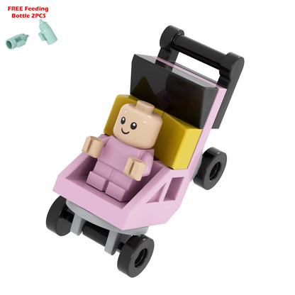 Infant Baby MOC Building Blocks Toys Kids Collection Souvenir Gift Pretend Play Decoration Boy Girl City 25128 24581