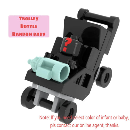 Infant Baby MOC Building Blocks Toys Kids Collection Souvenir Gift Pretend Play Decoration Boy Girl City 25128 24581