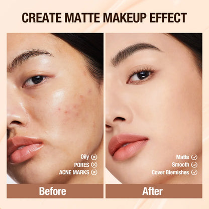 Liquid Concealer Stick Foundation Cream 6 Color Moisturizing Full Coverage Acne Dark Circle Natural Matte Concealer Cream Makeup