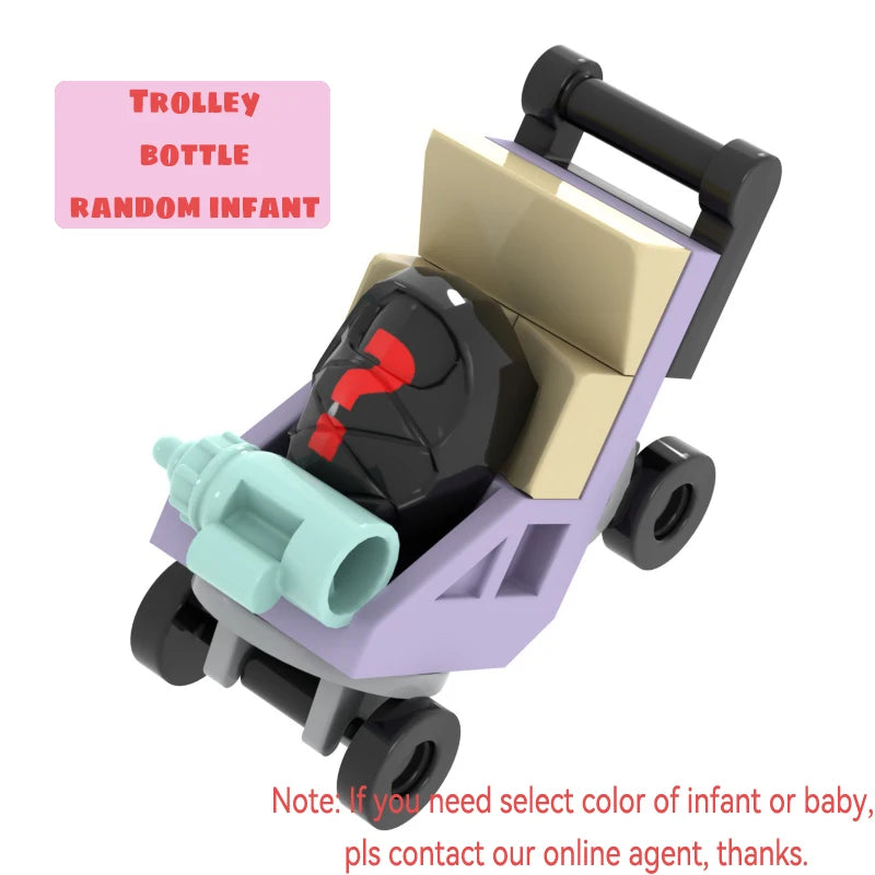 Infant Baby MOC Building Blocks Toys Kids Collection Souvenir Gift Pretend Play Decoration Boy Girl City 25128 24581