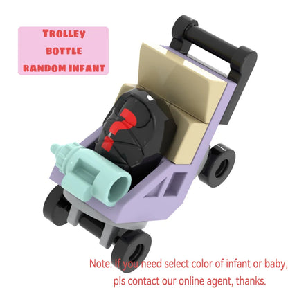 Infant Baby MOC Building Blocks Toys Kids Collection Souvenir Gift Pretend Play Decoration Boy Girl City 25128 24581