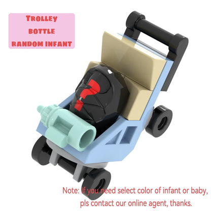 Infant Baby MOC Building Blocks Toys Kids Collection Souvenir Gift Pretend Play Decoration Boy Girl City 25128 24581