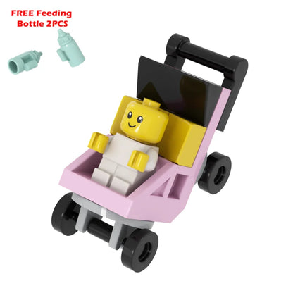 Infant Baby MOC Building Blocks Toys Kids Collection Souvenir Gift Pretend Play Decoration Boy Girl City 25128 24581