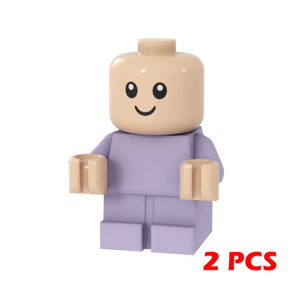 Infant Baby MOC Building Blocks Toys Kids Collection Souvenir Gift Pretend Play Decoration Boy Girl City 25128 24581