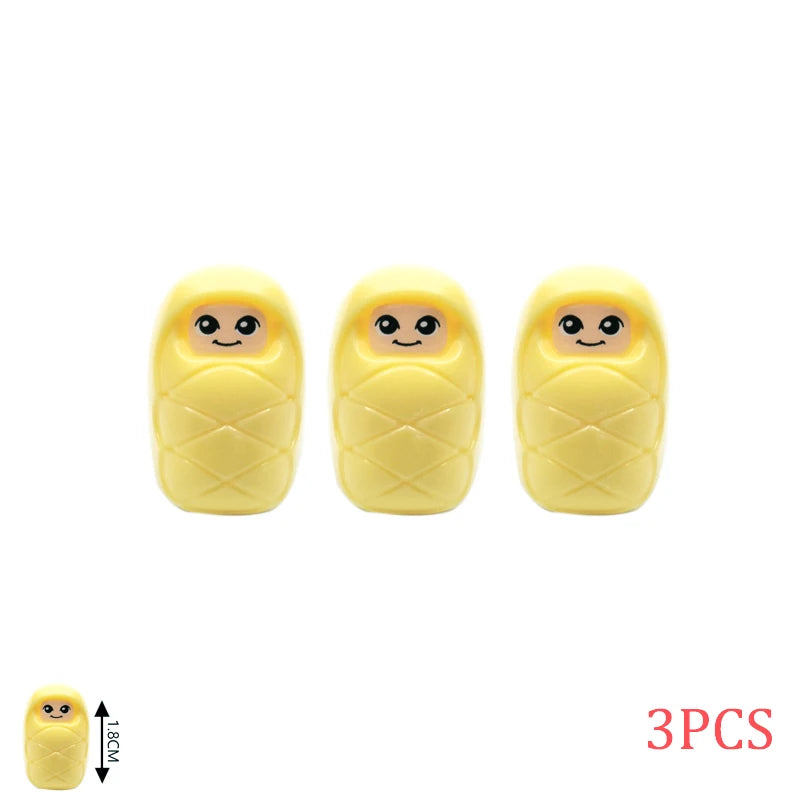 Infant Baby MOC Building Blocks Toys Kids Collection Souvenir Gift Pretend Play Decoration Boy Girl City 25128 24581