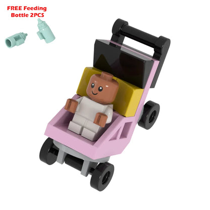 Infant Baby MOC Building Blocks Toys Kids Collection Souvenir Gift Pretend Play Decoration Boy Girl City 25128 24581
