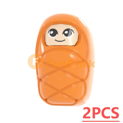 Infant Baby MOC Building Blocks Toys Kids Collection Souvenir Gift Pretend Play Decoration Boy Girl City 25128 24581