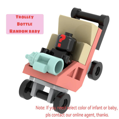 Infant Baby MOC Building Blocks Toys Kids Collection Souvenir Gift Pretend Play Decoration Boy Girl City 25128 24581
