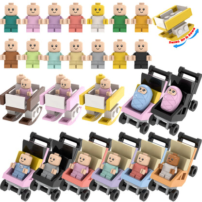 Infant Baby MOC Building Blocks Toys Kids Collection Souvenir Gift Pretend Play Decoration Boy Girl City 25128 24581