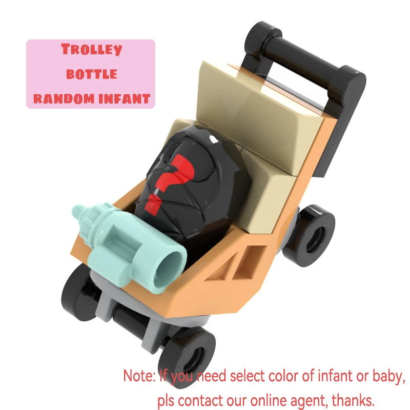 Infant Baby MOC Building Blocks Toys Kids Collection Souvenir Gift Pretend Play Decoration Boy Girl City 25128 24581