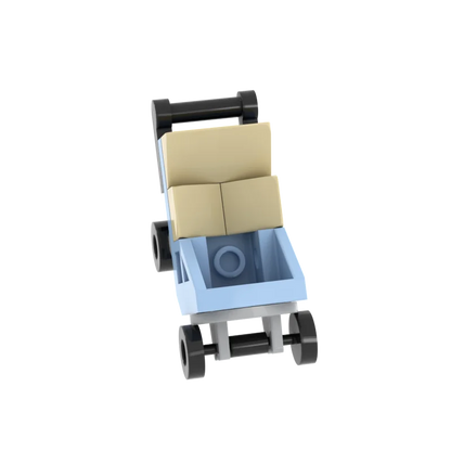 Infant Baby MOC Building Blocks Toys Kids Collection Souvenir Gift Pretend Play Decoration Boy Girl City 25128 24581