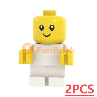 Infant Baby MOC Building Blocks Toys Kids Collection Souvenir Gift Pretend Play Decoration Boy Girl City 25128 24581