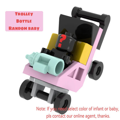 Infant Baby MOC Building Blocks Toys Kids Collection Souvenir Gift Pretend Play Decoration Boy Girl City 25128 24581