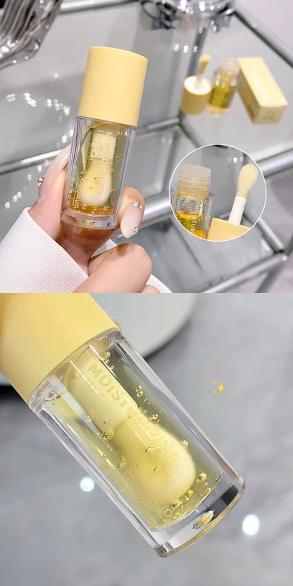 Water Light Lip Gloss Moisturizer Transparent Jelly Mirror Fruit Crystal Lip Oil Clear Hydrating Plumping Korean Lip Care Makeup