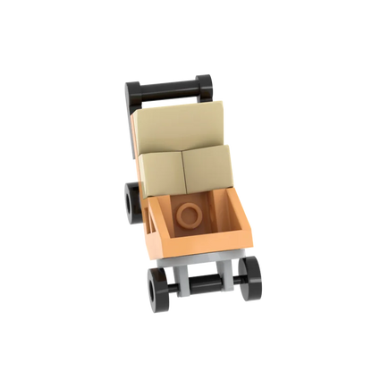 Infant Baby MOC Building Blocks Toys Kids Collection Souvenir Gift Pretend Play Decoration Boy Girl City 25128 24581